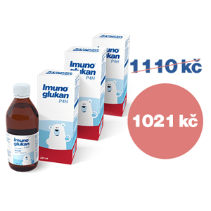 Výhodný balíček 3 produktů Imunoglukan P4H® 250 ml