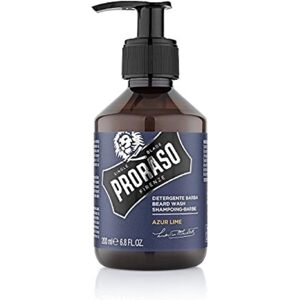 Proraso Beard Cleanser Azur Lime, 200 ml, čistící šampon na vousy