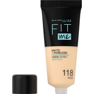 Maybelline, Fit me! MATTE&PORELESS Make-up, odstín 118, 30 ml