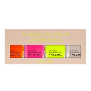 Nails.INC Naked in Neon Nail, set laků na nehty