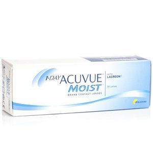 1-DAY Acuvue Moist (30 čoček), +3,50, zakřivení 8,5