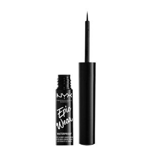 NYX Tekutá oční linka Epic Wear - 01 Black, 3,5 ml