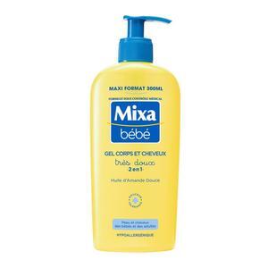 Jemný hypoalergenní dětský gel na tělo a vlasy MIXA BEBE 300ml