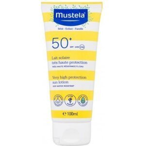 MUSTELA tělové mléko s spf50+ filtrem pro děti, 100 ml