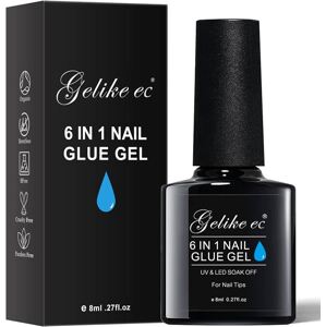 Gelike EC gel  lepidlo na akrylové nehty  6 v 1, 8ml (bez krabičky)