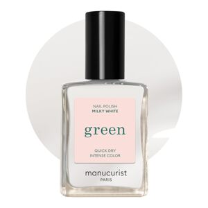 Manucurist Green Flash LED gel lak na nehty, odstín milky white, 15 ml