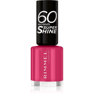 Rimmel, 60 Seconds Super Shine, odstín 323 Funtime Fuchsia, 8 ml