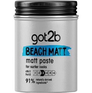 Got2b Beach matná pasta na vlasy se střední fixací, bez lepivosti 100ml