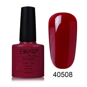 Elite99, Gel lak na nehty, odstín Fuchsia Red, 7,3 ml