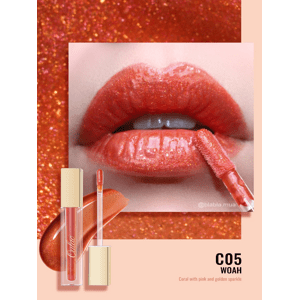 Oulac, Crystal Shine Lip Gloss, odstín C05 Woah, 4,5 ml