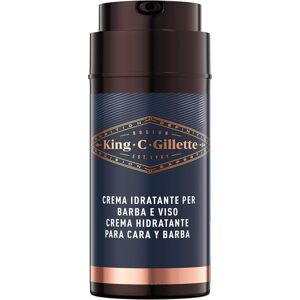 Gillette King C. Gillete - Hydratační krém na obličej a vousy 100ml