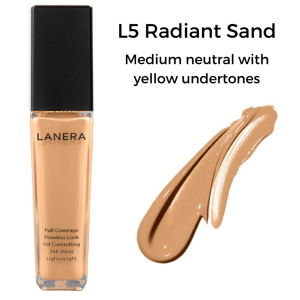 LANERA Plné krytí Foundation L5 Radiant Sand, 30ml