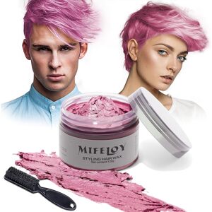 MIFELOY Vosk pro dočasné barvení vlasů PINK 120g