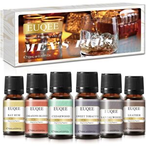 EUQEE Vonné oleje pro muže (Men's pubs) 6x10ml