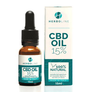 Herboline CBD Aromatický olej 15%, 15ml