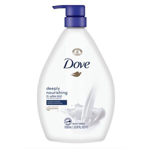 Dove Deeply Nourishing sprchový gel, 1 L