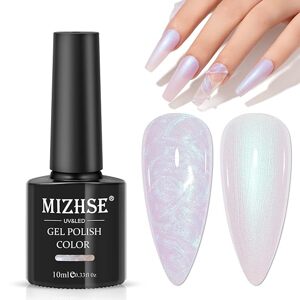 MIZHSE Pearl Gel Třpytivý duhový gel na nehty 10ml