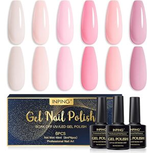 Shining She Gel Nail Polish 6x8ml gel lak na nehty