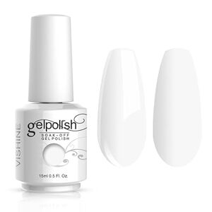 Vishine Gelpolish Professional UV LED Lak na nehty White 15ml