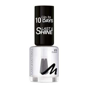 Manhattan MH lak na nehty Last&Shine 8ml, CLEAR 010