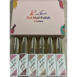 Rechoo 6ks gel na gelové nehty 6x8ml