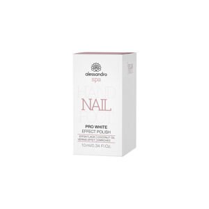 Alessandro Nail Spa Pro White Effect Polish - Leštidlo s opticky rozjasňujícím efektem 10ml