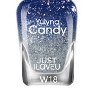 YULYNA CANDY YULYNA Lak na nehty reaguje na změny teploty Glitter Lak W18 7ml