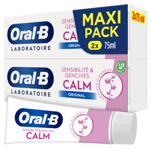 ORAL-B DENTIFRICE SENSITIVITÉ GENCIVES CALM - sada 2x75ml