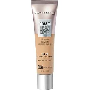 Maybelline Dream Urban Cover make-up SPF 50 305 Golden Amber, 30ml