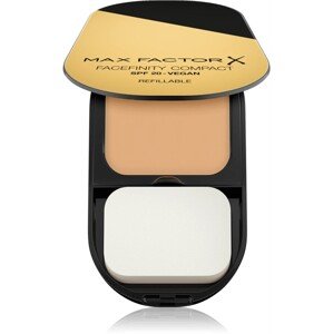 Max Factor Facefinity Refillable kompaktní matující make-up SPF 20, 033 Crystal Beige, 10 g (neobsahuje houbu)