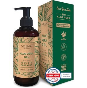 SOENA-  Aloe Vera Gel 100% Organic Aloe Vera, 250ml