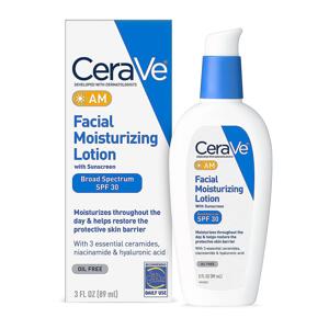 CeraVe CeraVe, hydratační mléko na obličej s SPF 30, 89 ml