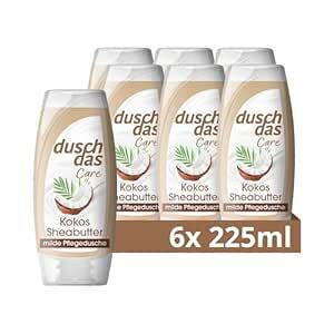 Duschdas Care Sprchový gel Kokos a bambucké máslo 6x225