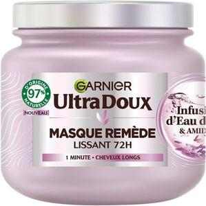 Garnier Ultra Doux - Vyhlazující maska pro hebkost a lesk s rýžovou vodou - 340 ml