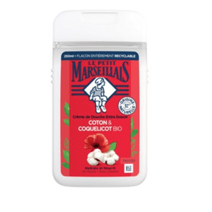 Le Petit Marseillais Petit Marseillais Sprchový gel Cotton Milk & Poppy 250 ml