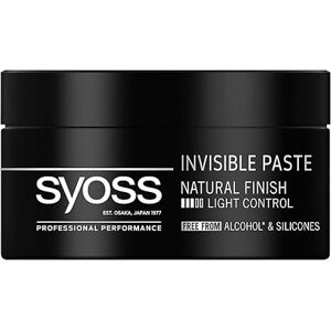 Syoss Invisible Stylingová pasta na vlasy Medium Control Light Shine 100ml