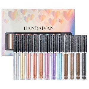 HANDAIYAN Oční stíny zářivé barvy 12 x 2,5ml