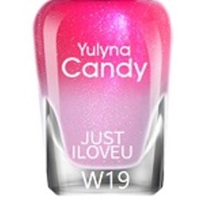 YULYNA CANDY YULYNA Lak na nehty reaguje na změny teploty Glitter Lak W19, 7ml