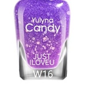 YULYNA CANDY YULYNA lak na nehty s měnící barvou růžovo-fialový W16, 7ml