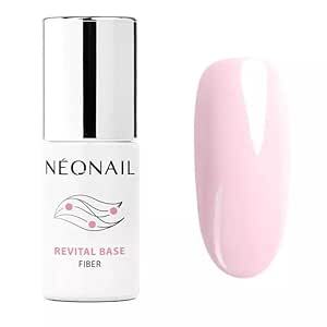 NeoNail Lak na nehty UV Revital Base Fiber 7650-7 Rosy Blush, 7,2 ml