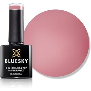 Bluesky Bluesky 2v1 matný barevný a vrchní gelový lak Magenta 10 ml, purpurový - LBM03