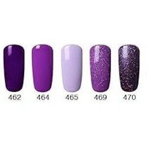 Vishine Soak-Off UV LED gel Polish Nail Art 462,464,465,470 /4x8ml/