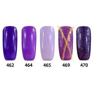 Vishine - gel polish Color, soak off, 4 x 8ml 462, 464, 465, 470