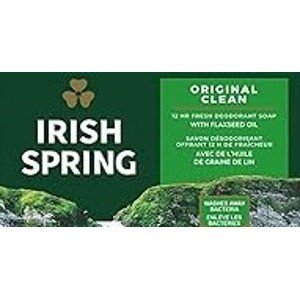 BASICOS Irish Spring Original  mýdlo v balení je 8ks jeden kus má poškozený obal