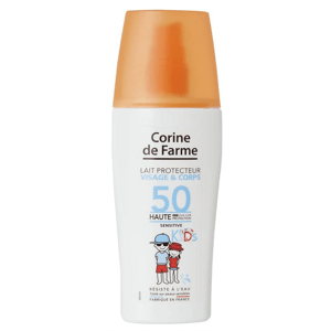 Corine de Farme opalovací mléko Kids SPF50+ 150ml (chybí víčko)