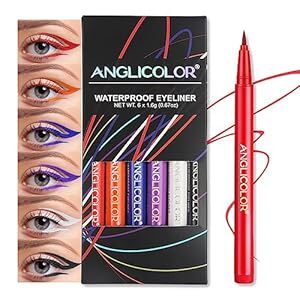 Anglicolor Tekuté oční linky matné 6x1,6g