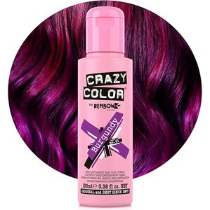 Crazy Color semipermanentní barva na vlasy Burgundy 100ml