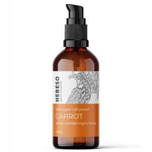 Hebeso Mrkvový olej 100% bio lisovaný za studena 100ml