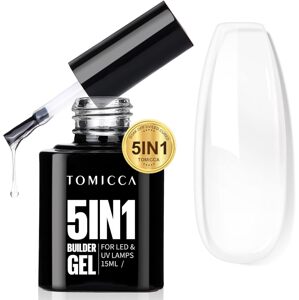 TOMICCA 5v1 Builder Base posilující gel 15ml,vodstín 002