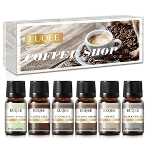 EUQEE Coffee Shop Sada esenciálních olejů 6 x 10ml